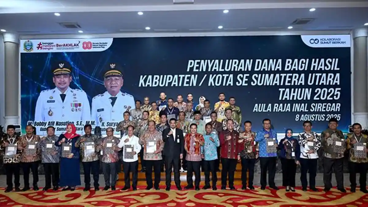 Pemprov Sumut Bayar Rp674 M Utang Dana Bagi Hasil ke Kabupaten/Kota