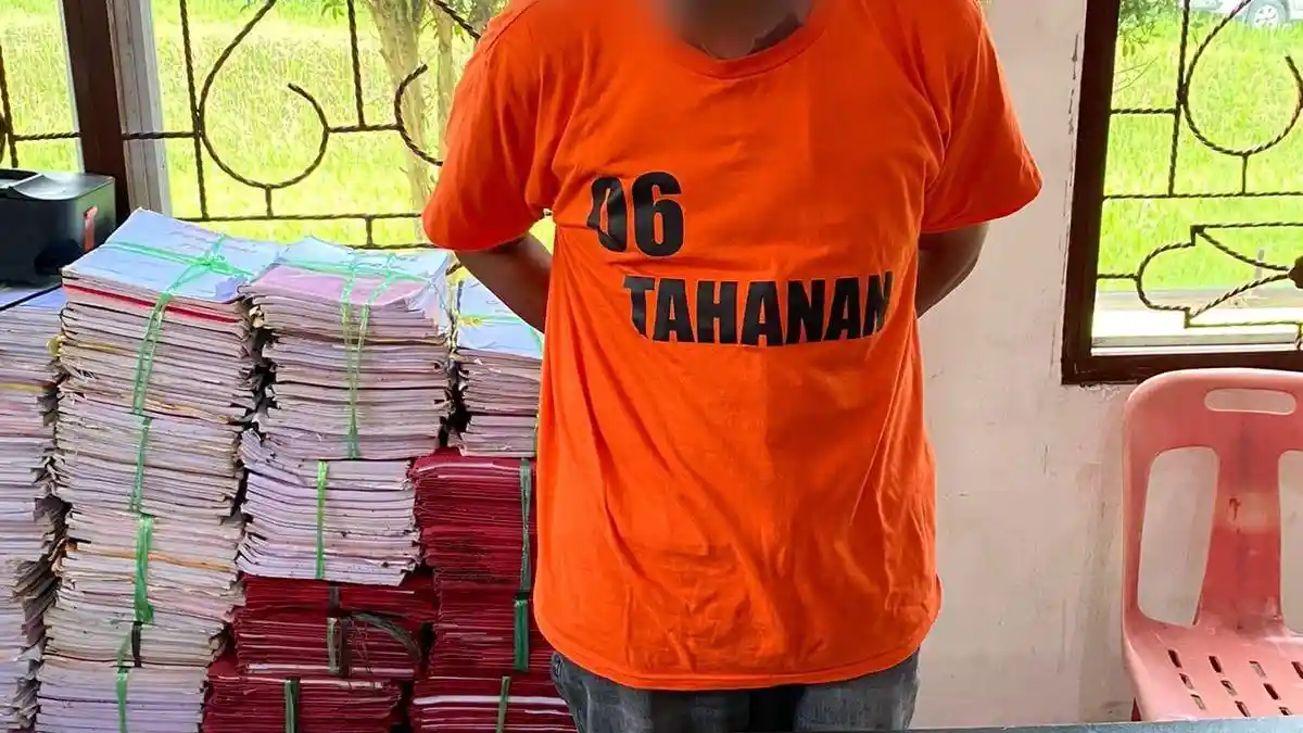 Sempat Melarikan Diri ke Ladang Sawit, SR Berhasil Ditangkap Sat Narkoba Polres Simalungun