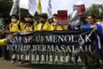 Unjuk Rasa Mahasiswa Tolak RKUHP Pasal Problematika