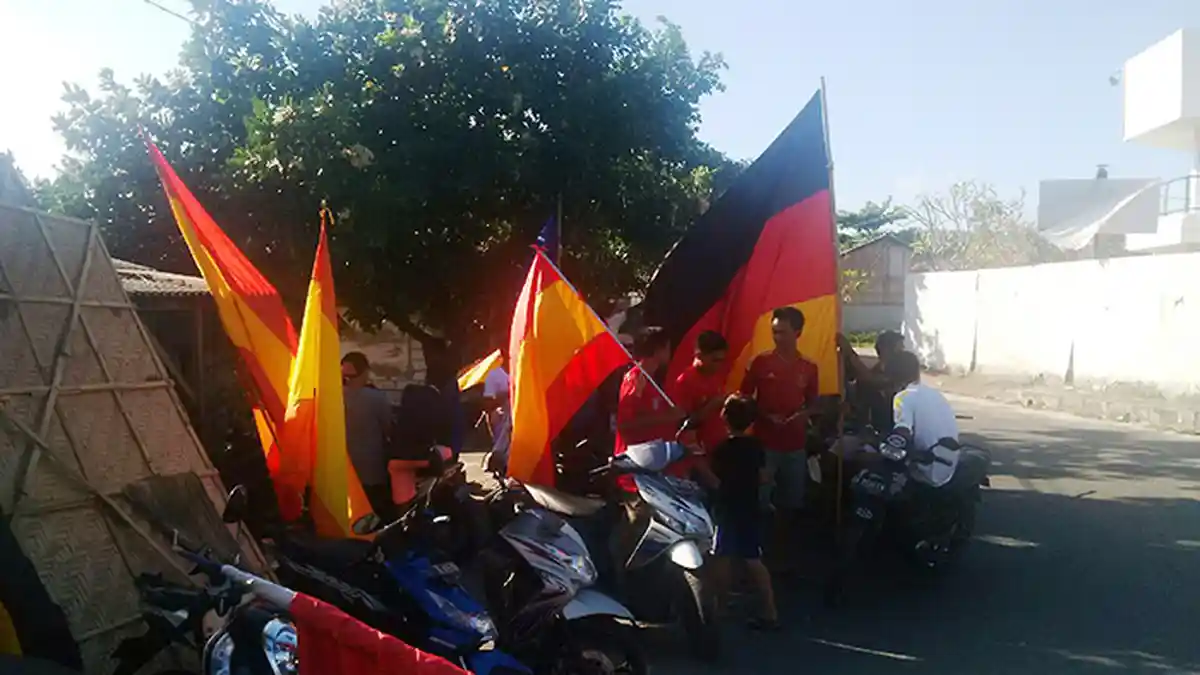 Terserang Demam Piala Eropa 2016, Muncul 'Kampung Gibol' di Bali