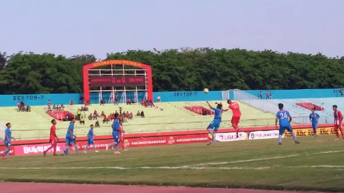 Lamongan FC Vs Deltras Sidoarjo, hingga Babak Pertama Skor Imbang 0-0