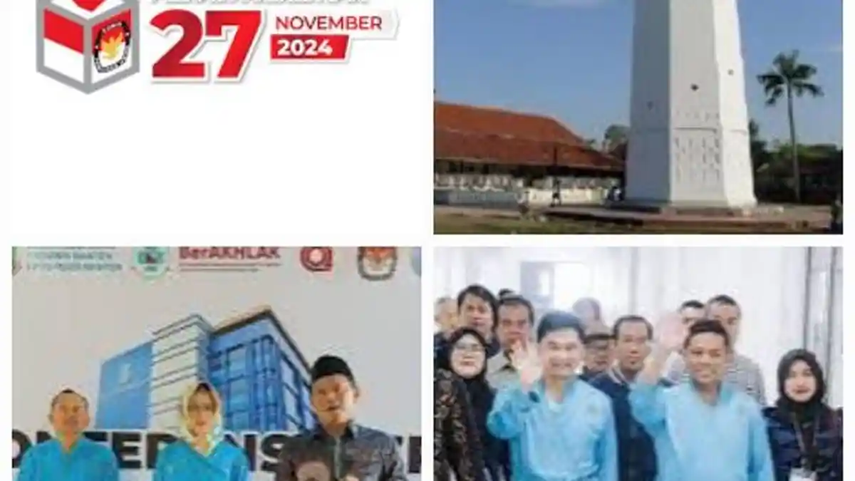 Jadwal, Daftar Paslon dan Partai Pengusung Pilgub Banten 2024