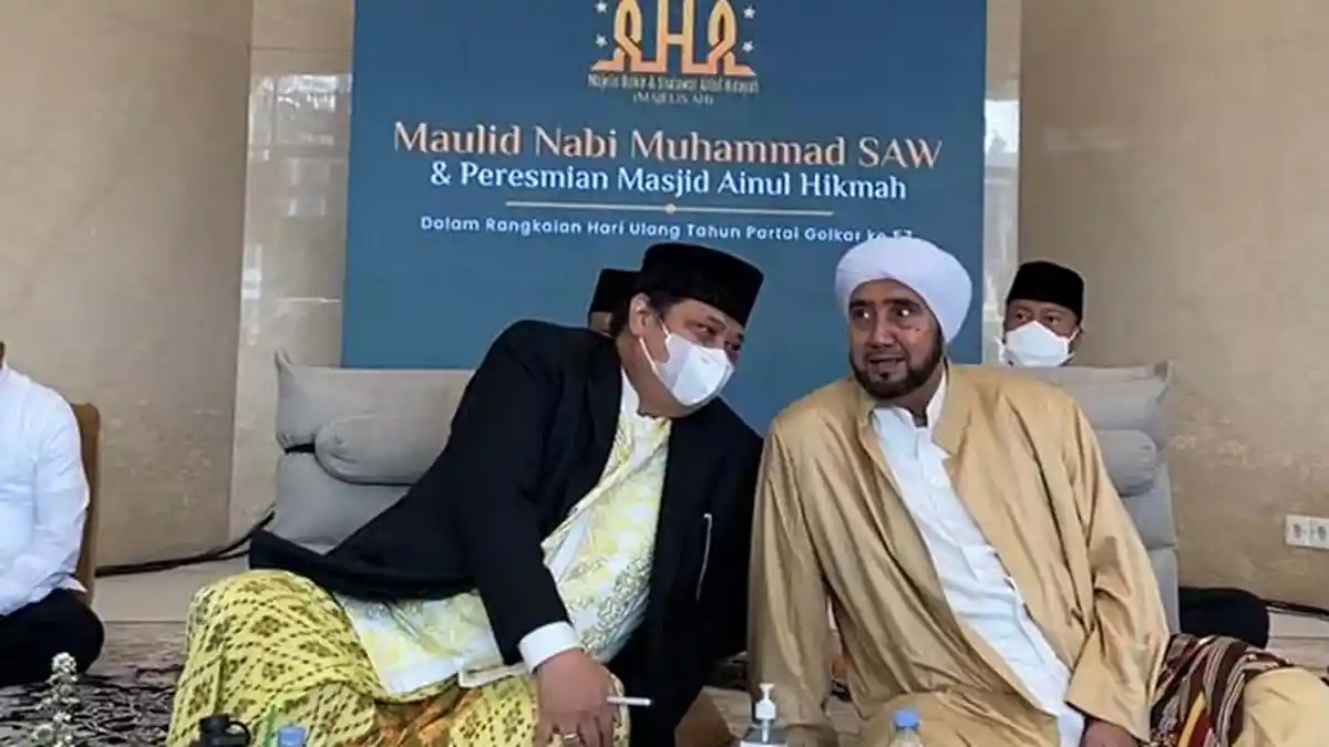 Golkar Gelar Shalawat dan Maulid Nabi, Airlangga Harap Doa Ulama Dalam Hadapi Pemilu 2024