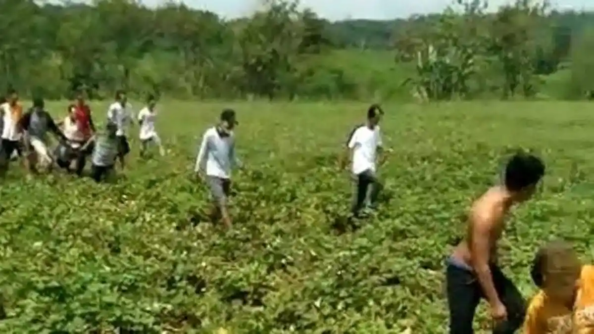 Aksi Terduga Maling Kepergok saat Hendak Curi Motor, Babak Belur Diamuk Massa, 2 Temannya Kabur