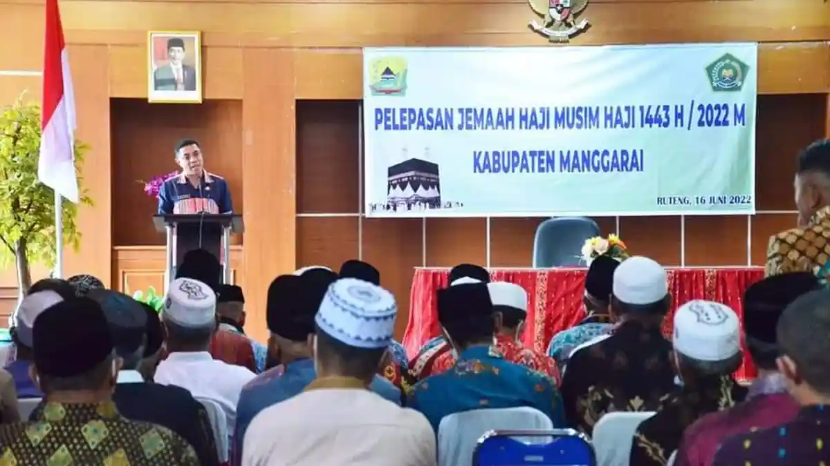 Pemeritah Kabupaten Manggarai Lepas Sembilan Calon Haji Tahun 2022