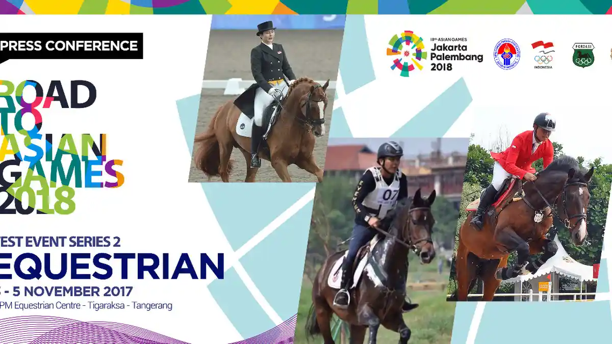 Seri 2 Test Event Equestrian Asian Games 2018 di APM Equestrian Centre
