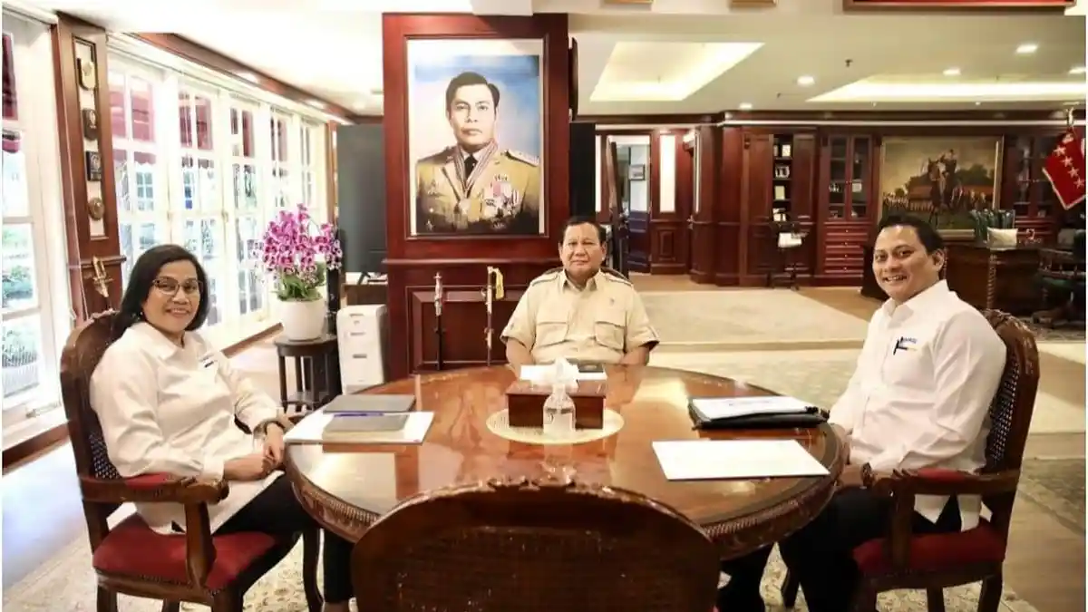 Dasco Gerindra Sebut Pertemuan Prabowo, Sri Mulyani dan Thomas Djiwandono dapat Persetujuan Jokowi