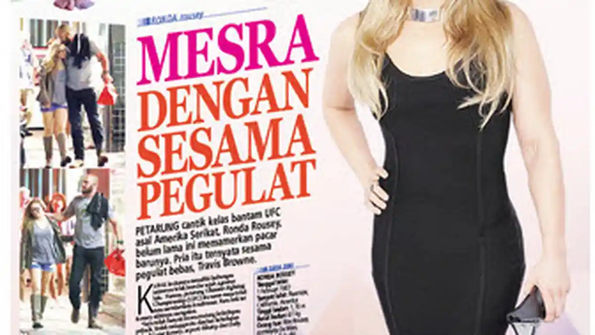 Ronda Rousey Pamer Pacar Baru Sesama Pegulat