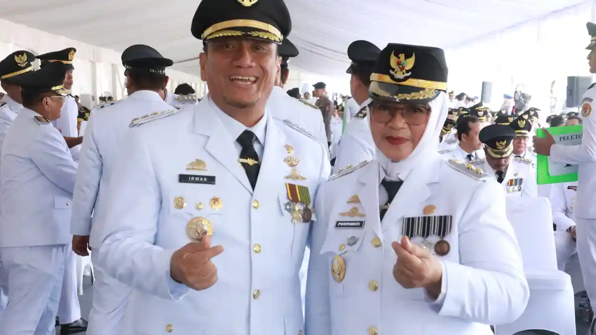 Sejarah Baru, IBAS-Puspa Kepala Daerah Luwu Timur Pertama yang Dilantik Presiden