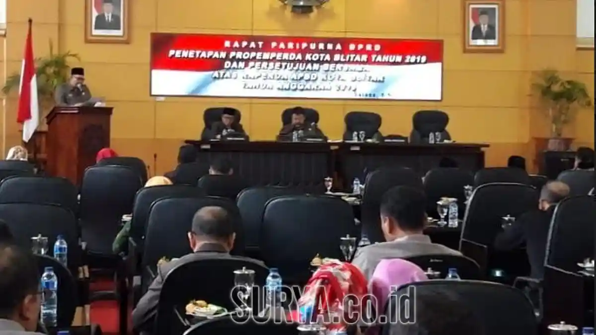 Dua Wakil Ketua Dewan Boikot Rapat Paripurna Pengesahan RAPBD Kota Blitar 2019