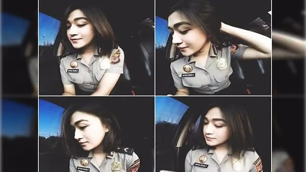 Pesona Polwan Cantik Ini Disebut-sebut Setara Bintang K-Pop
