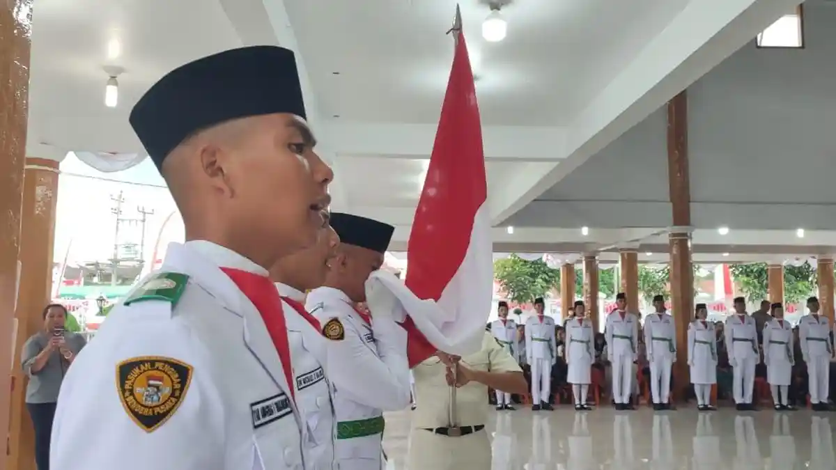 65 Paskibraka Kabupaten Karo 2024 Dikukuhkan, Ini Nama-namanya dan Asal Sekolah