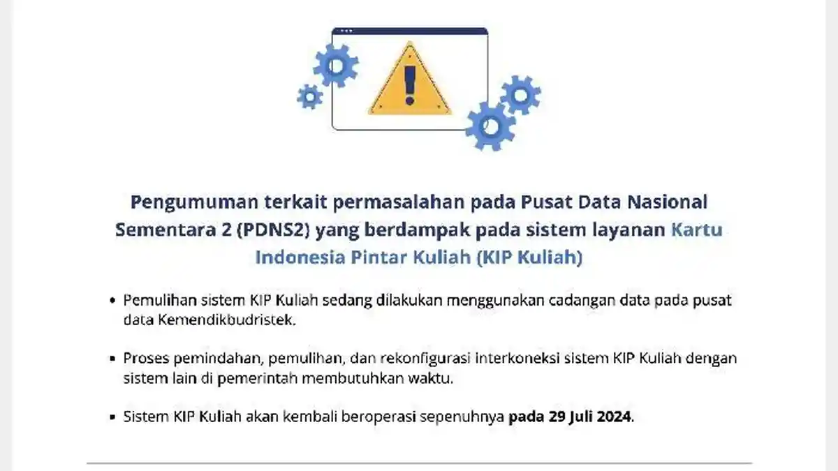 Link Daftar dan Cek Data KIP Kuliah di kip-kuliah.kemdikbud.go.id, Buka Mulai 29 Juli 2024