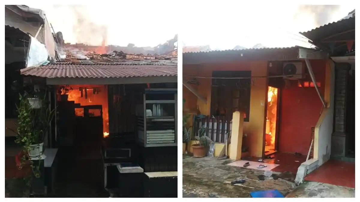 UPDATE Kebakaran di Kebayoran Lama: 4 Rumah Hangus Diduga Korsleting Listrik
