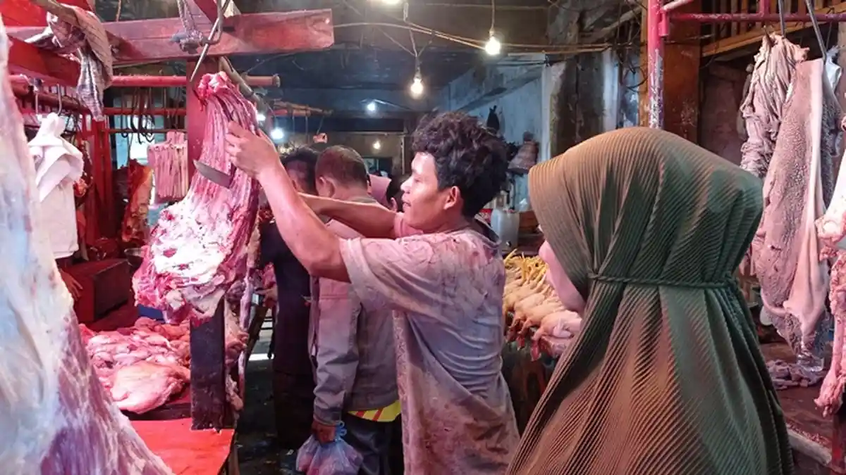 Harga Daging Sapi di Pasar Inpres Martapura Tembus Rp 150 Ribu, Diprediksi Bakal Terus Naik