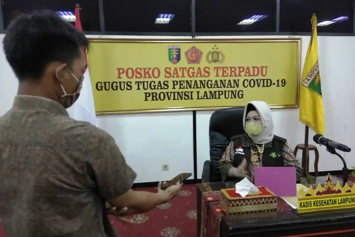 UPDATE Corona di Lampung, Positif 133 Kasus, 71 Pasien Sembuh