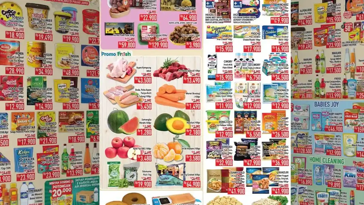 KATALOG Promo Hypermart Hari Ini 27 Maret 2024 DISKON HEBOH: Paket Minyak Goreng+Kecap Rp48.000 Aja