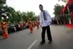 Jokowi Lepas Kirab Budaya Rakyat