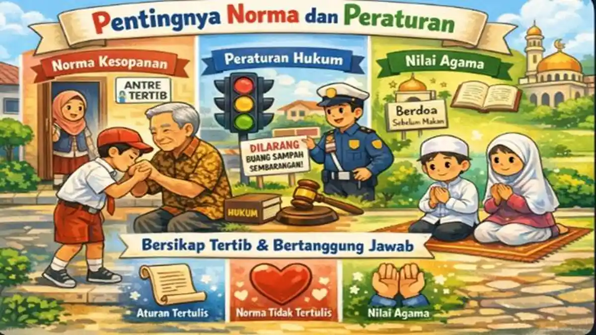 Soal HOTS IPAS Kelas 4 SD Materi Norma dan Peraturan: Pentingnya norma dalam kehidupan bermasyarakat