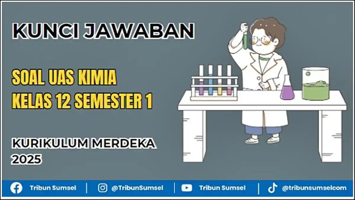 100 Soal dan Pembahasan UAS Kimia Kelas 12 Semester 1, Kurikulum Merdeka 2025