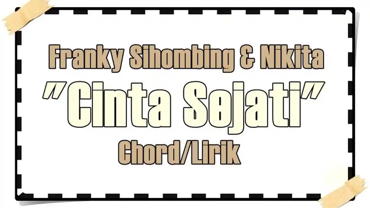 Kunci Gitar Cinta Sejati - Franky Sihombing feat. Nikita - Chord C