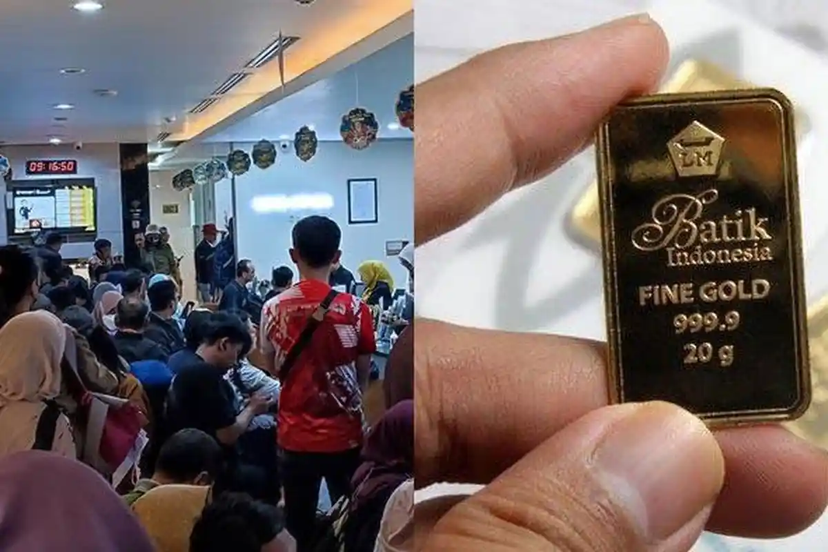 Warga Rela Antre Emas Sejak Subuh, Tak Masalah Harga Terus Naik: Tiap Bulan Beli Satu Gram
