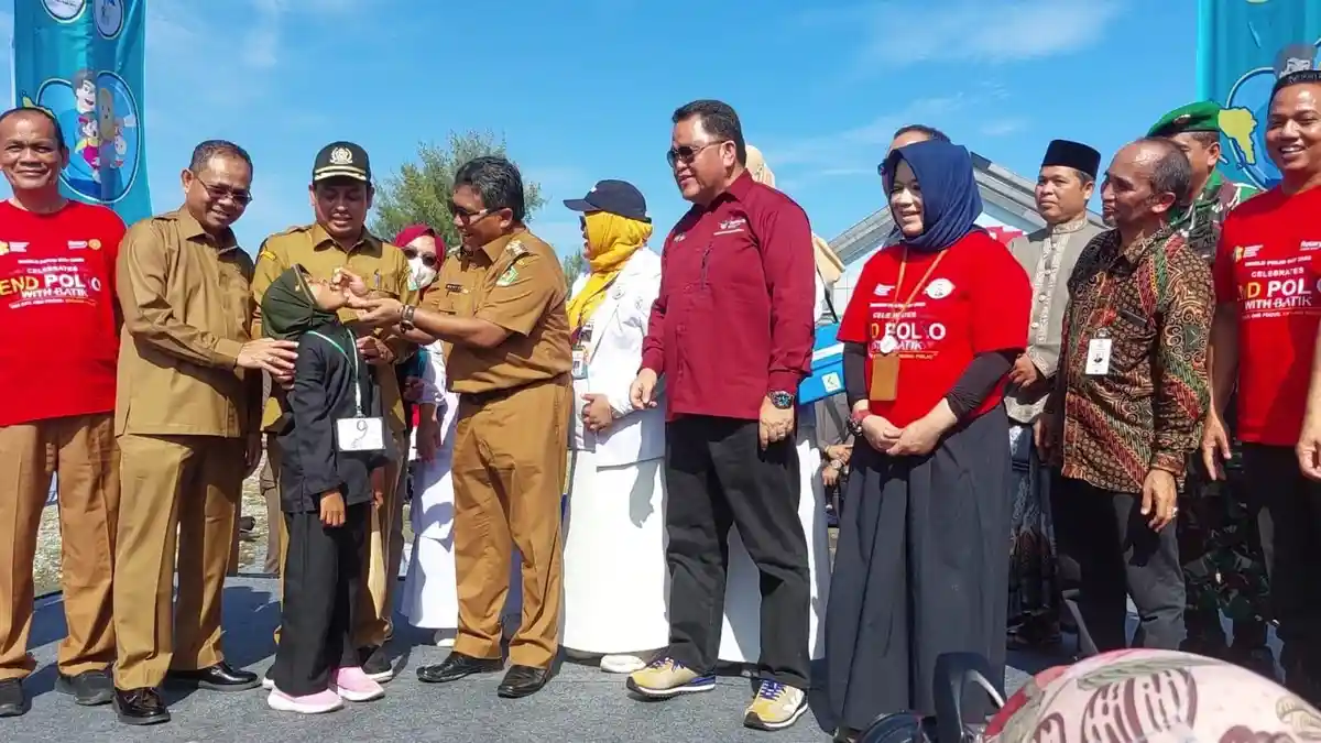 Hari Pertama PIN Polio, Tercapai 14 Ribu Tuntas Divaksin, Target Seluruhnya 90.904 Anak