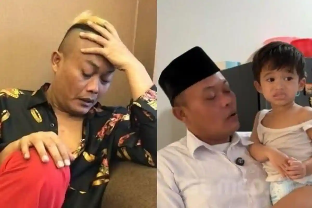 Sule Jenguk Adzam Sakit, Tangisnya Tak Henti sampai Ditawari Rumah