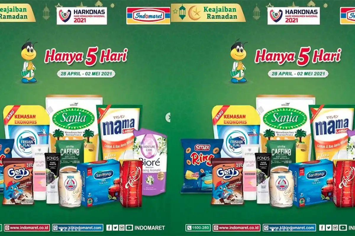 PROMO JSM INDOMARET Hari Ini 29 April 2021, Diskon Beras Minyak Goreng dan Telur Ayam Hemat Banget