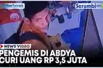 VIDEO Pengemis Curi Uang Bidan di Aceh Barat Daya Terekam CCTV, Gasak Uang Sebesar Rp 3,5 juta