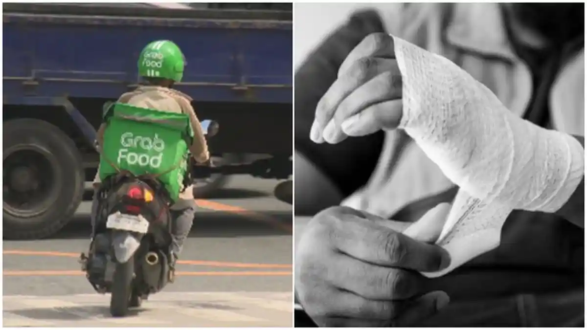 Viral saat Lockdown Ojol Tetap Antar Pesanan Meski Luka- luka, Terungkap Kisah Pilu di Baliknya