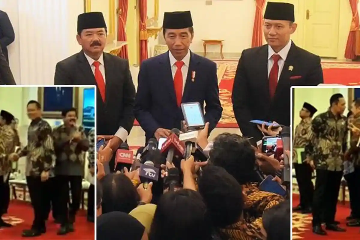 AKHIRNYA Presiden Jokowi Berhasil Mempertemukan AHY-Moeldoko di Istana Negara