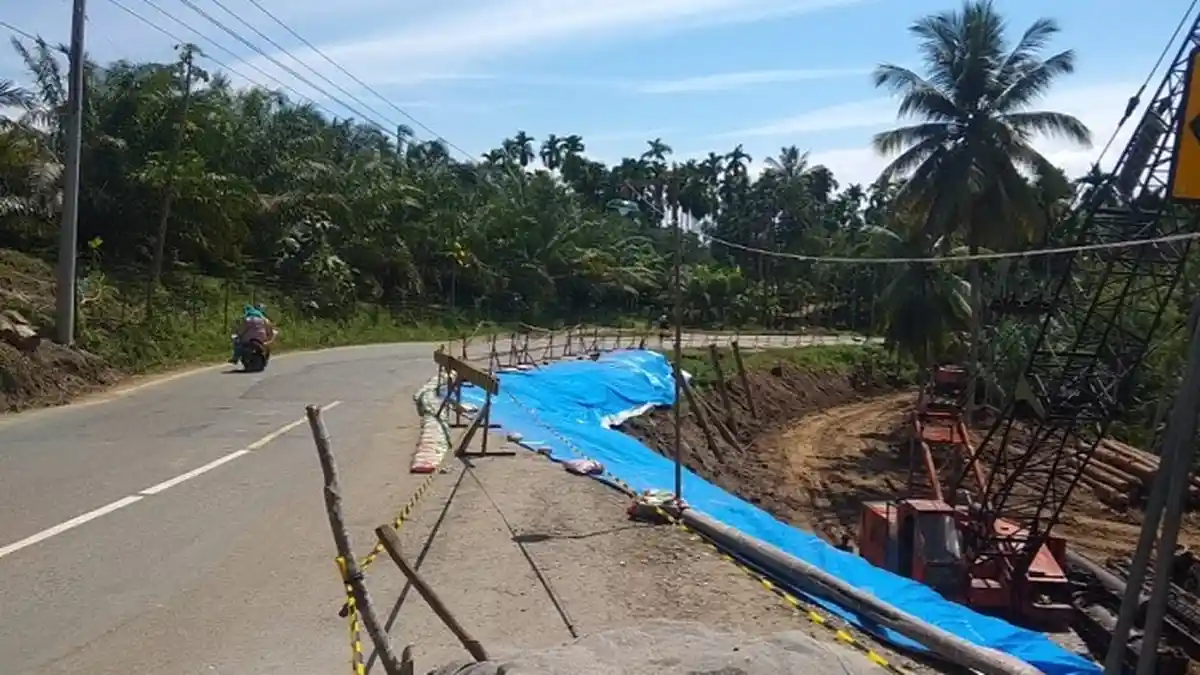 Longsor Jalan Bireuen-Takengon Mulai Diperbaiki, Begini Kondisinya