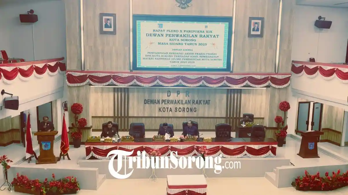 Paripurna DPR Kota Sorong Sahkan Ranperda RPJMD 2025-2029 dengan Catatan Penting