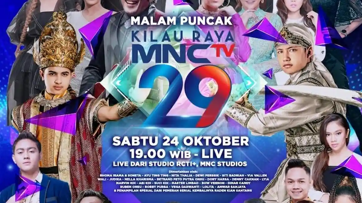 Sederet Artis Ikut Terpukau Dalam Gelaran Malam Puncak HUT MNCTV