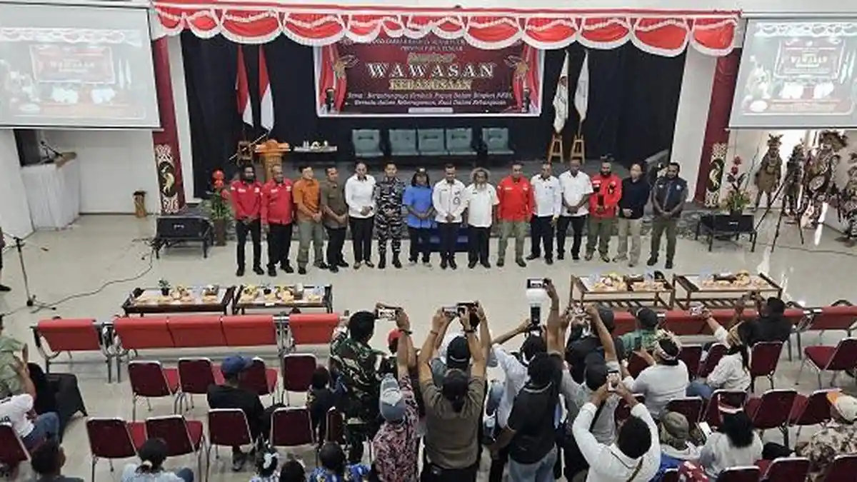 Sambut Hari Integrasi Papua 1 Mei, BMP RI Papua Tengah Seminar Wawsbang
