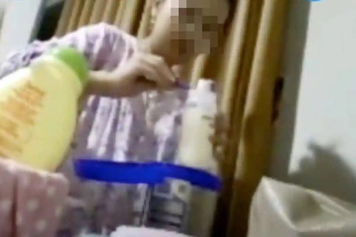 VIRAL Video Pembantu Ludahi Botol saat Bikinkan Susu Formula untuk Bayi, Ditambahi Air Liur