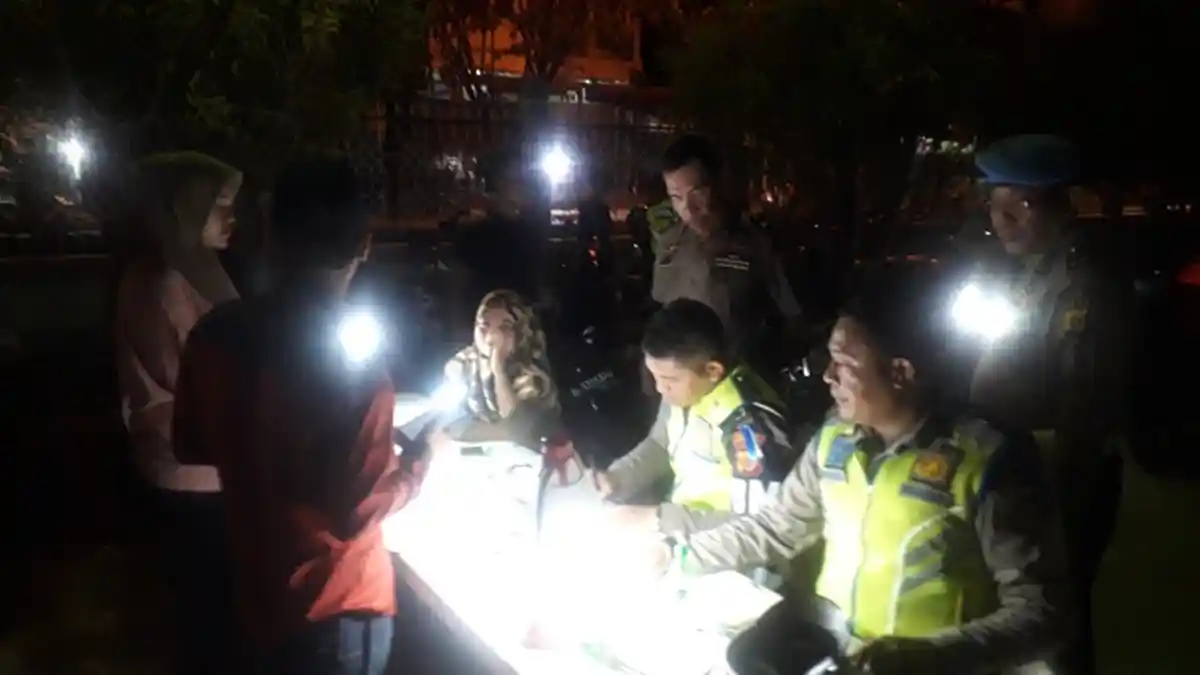 Operasi Patuh Rencong di Aceh Barat, Puluhan Sepmor Terjaring