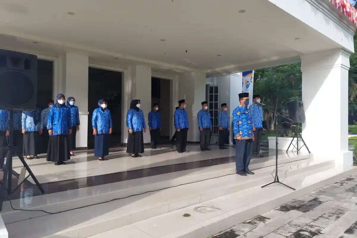 Sekda Bone Bolango-Gorontalo Kenakan Seragam Baru Korpri, Ini Harga Kainnya