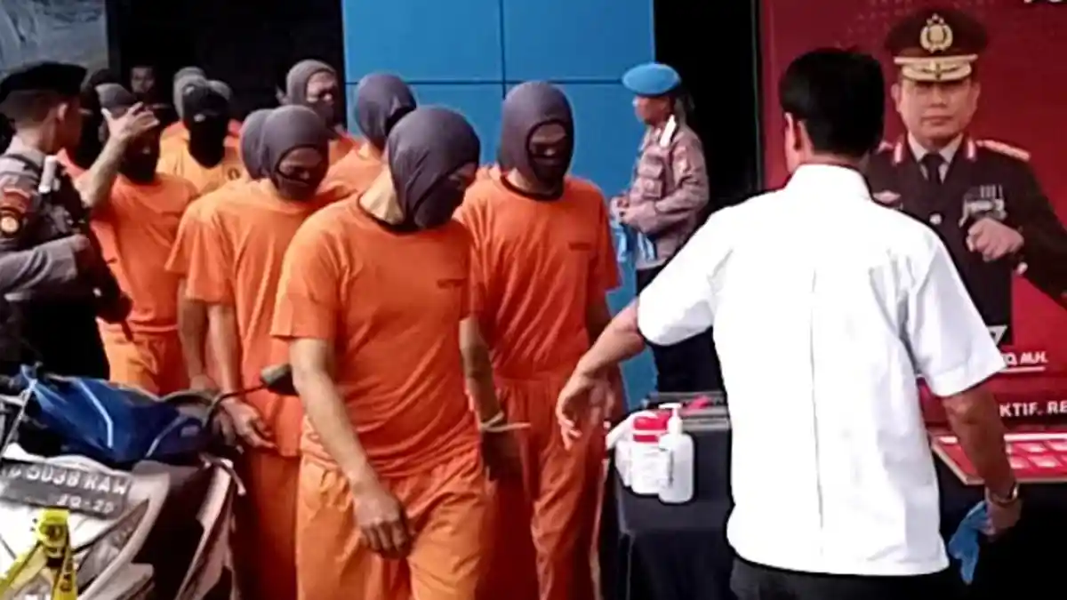 17 Tersangka Ditumpas Selama Operasi Tumpas Semeru 2023 di Tulungagung