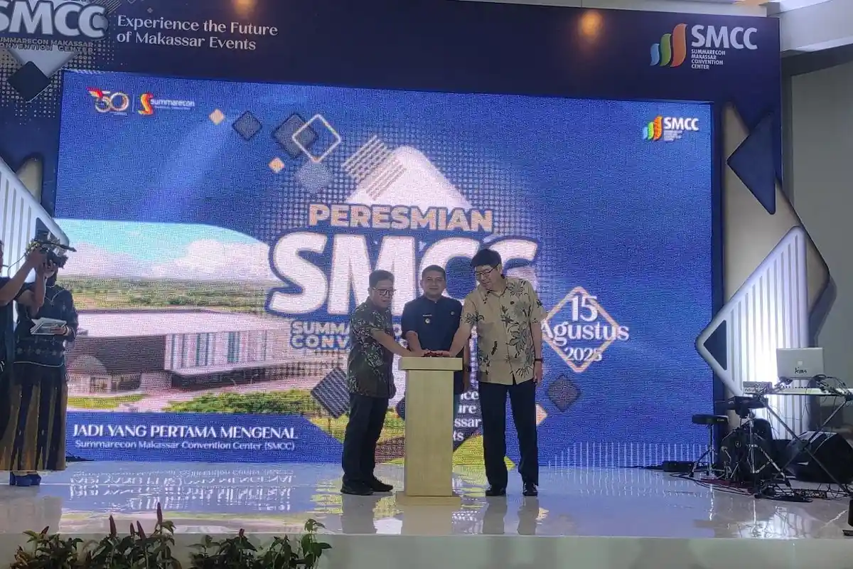 Terbesar di Sulsel! Summarecon Makassar Convention Center Diresmikan Munafri Arifuddin