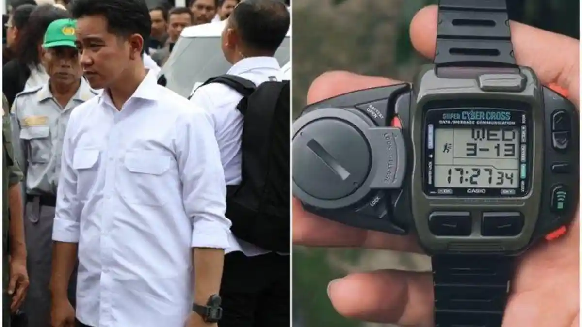 Jam Tangan Wapres Gibran Rakabuming Raka Curi Perhatian, Kali in Jam Vintage Ngetren di Era 90an