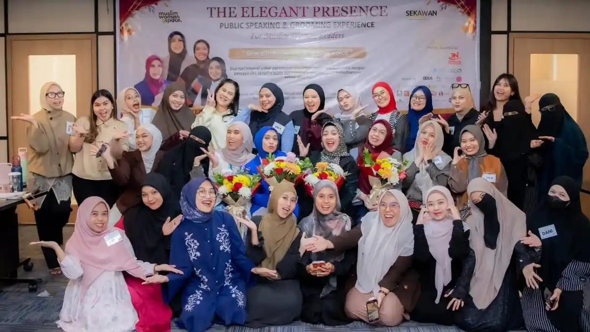 The Elegant Presence Perkuat Percaya Diri Muslimah Lewat Public Speaking - Tribun-timur.com