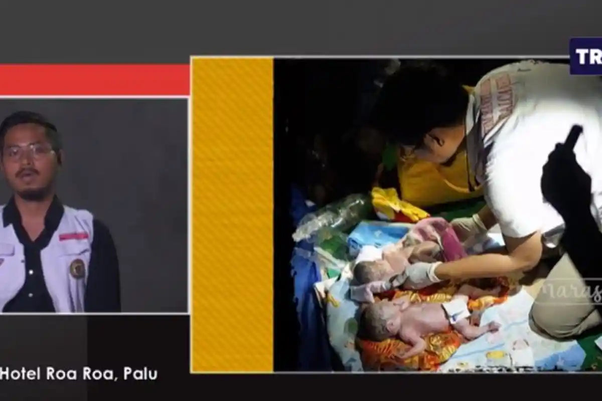 Kejadian Tak Terduga dan Kronologi Bayi Kembar Lahir Saat Gempa Palu