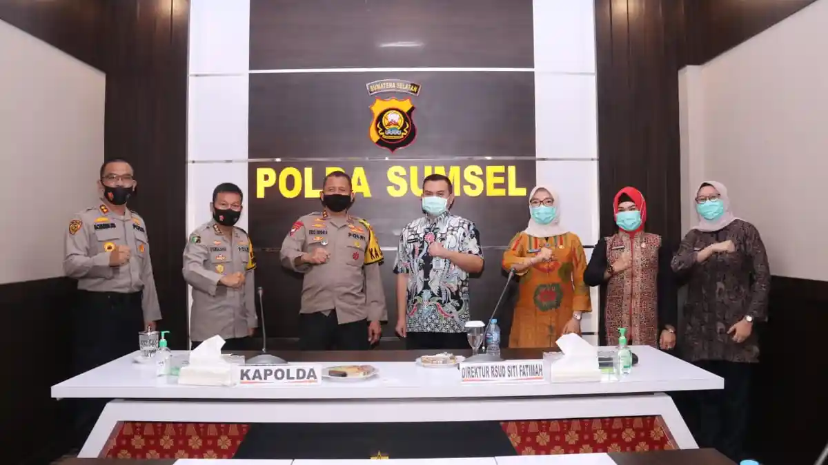 Kapolda Sumsel Terima Audensi Rombongan dari RSUD Siti Fatimah Sumsel, Bahas Soal Kerjasama
