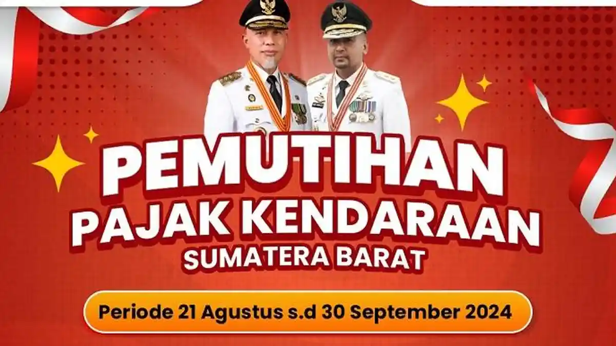 Program Pemutihan Pajak Kendaraan Bermotor Sumbar: Berlaku hingga 30 September, Ini Keuntungannya