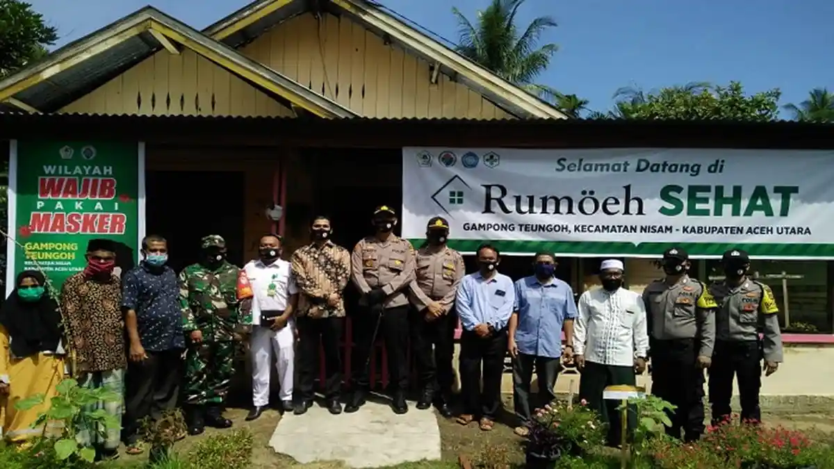 Polres Lhokseumawe Bentuk Program Desa Tangguh di Aceh Utara Untuk Penanganan Covid-19