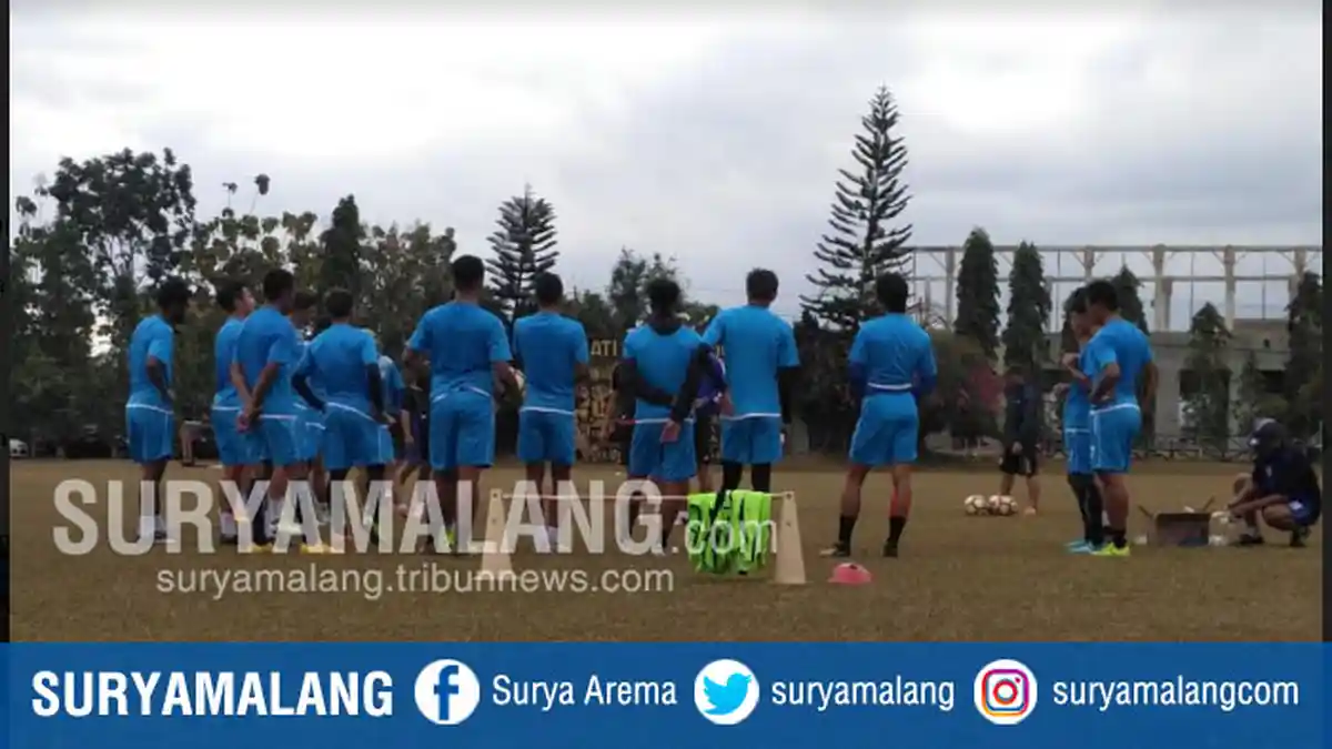 Jelang Hadapi Madura United, Empat Pemain Arema Masih Absen Latihan
