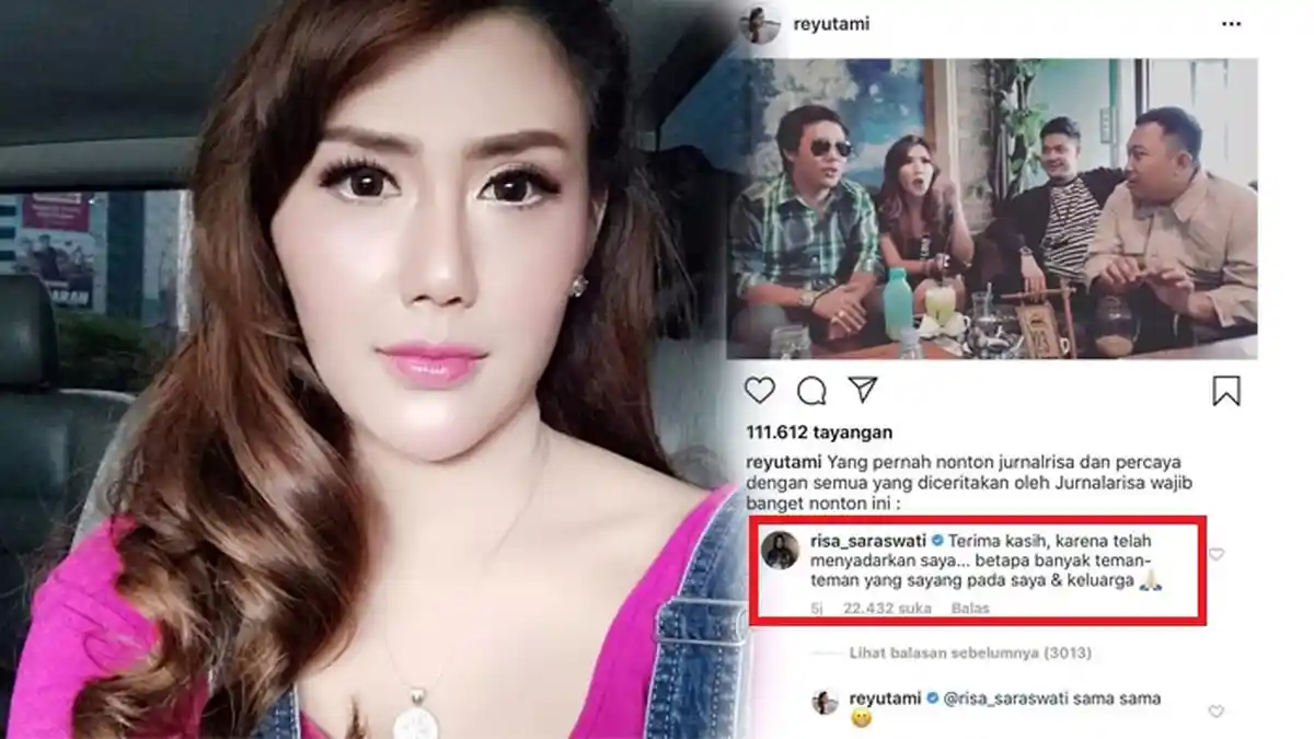 Rey Utami Blak-blakan Pertanyakan Kebenaran Konten Youtube Jurnalrisa dari Risa Saraswati