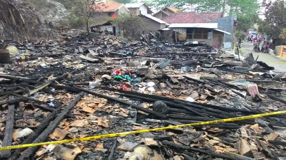 Rumah yang Terbakar di Kedaton Ternyata Ditempati 2 Kepala Keluarga
